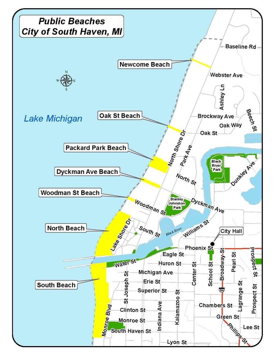 Map Lake Michigan Beaches Share Map | My XXX Hot Girl